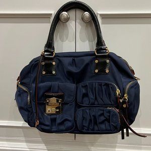 MZ Wallace Navy Handbag LIKE NEW